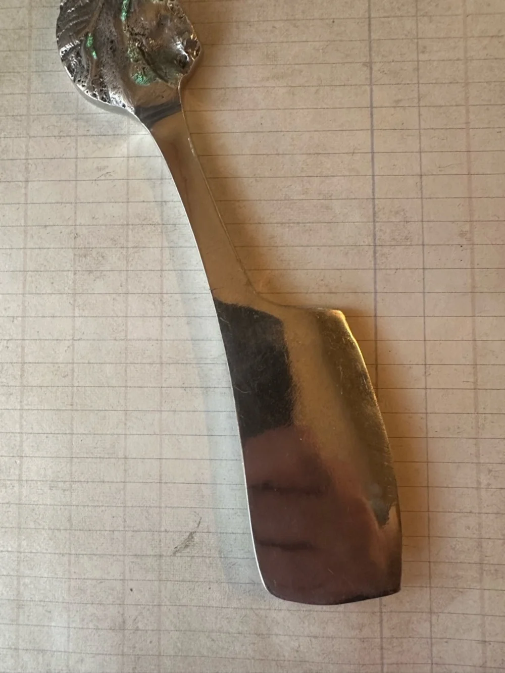 Super de Pewter Equestrian Horse Head Cheese Spreader